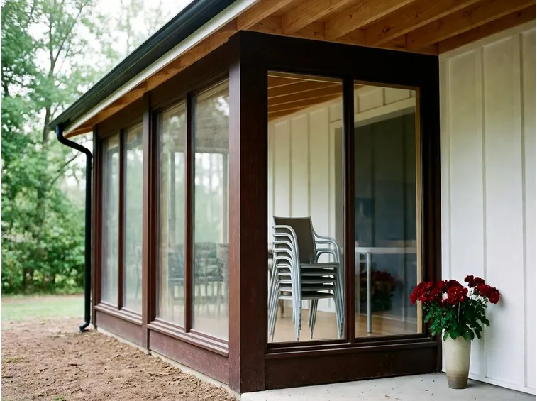 Installare veranda in legno