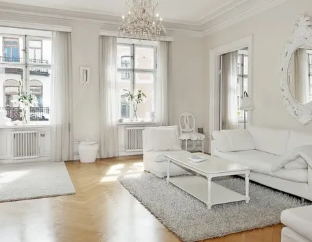 Esempio di casa total white