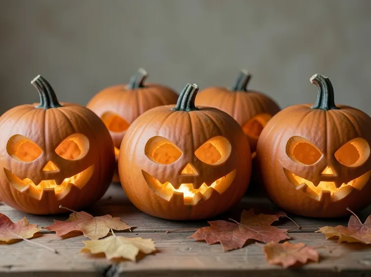 Zucche di Halloween.