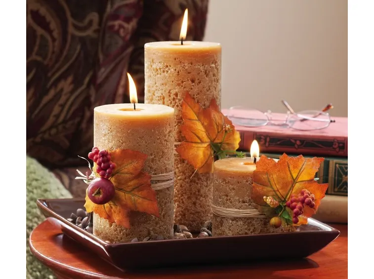 candele decorate
