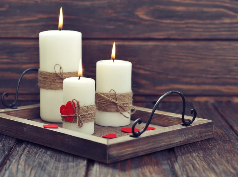 candele decorate