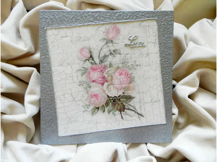 quadro decoupage