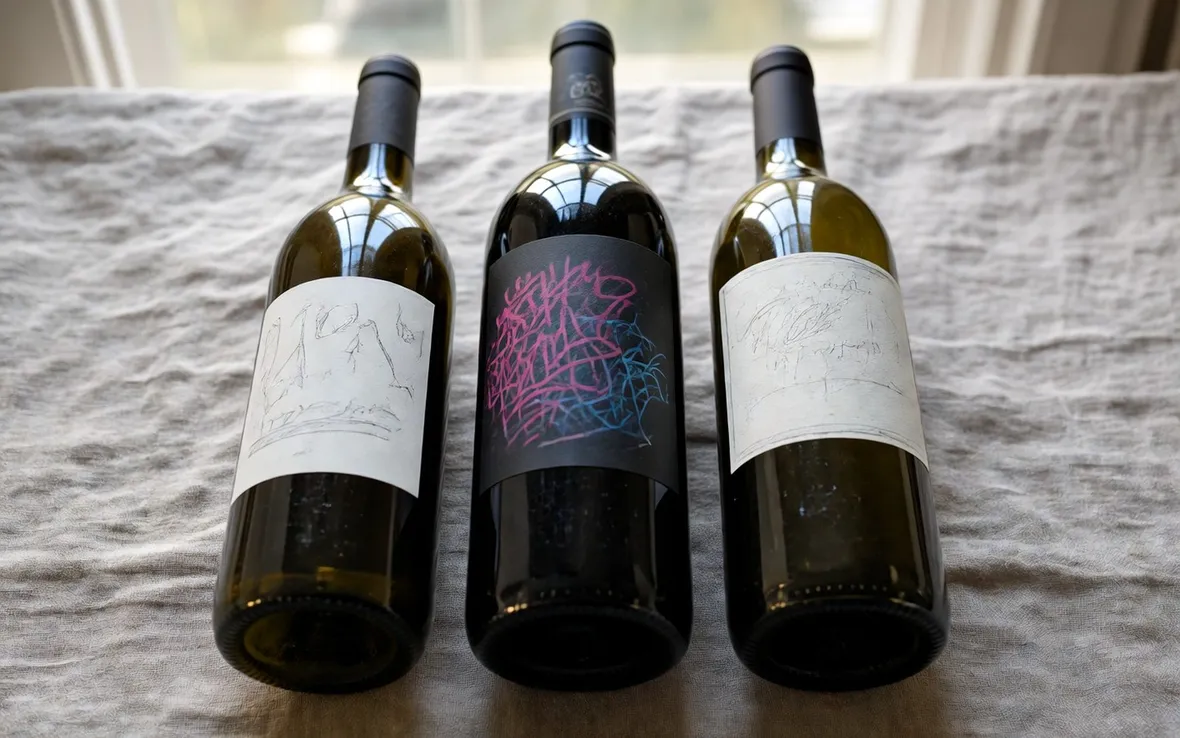 Alcune originali etichette vino fai-da-te