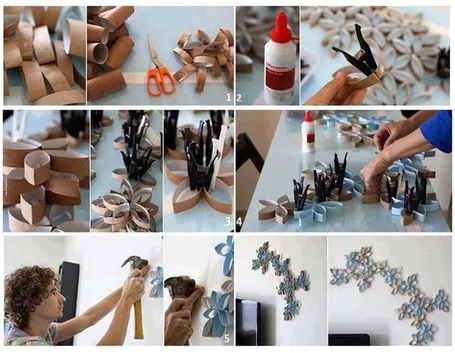 Decorazione creativa a muro