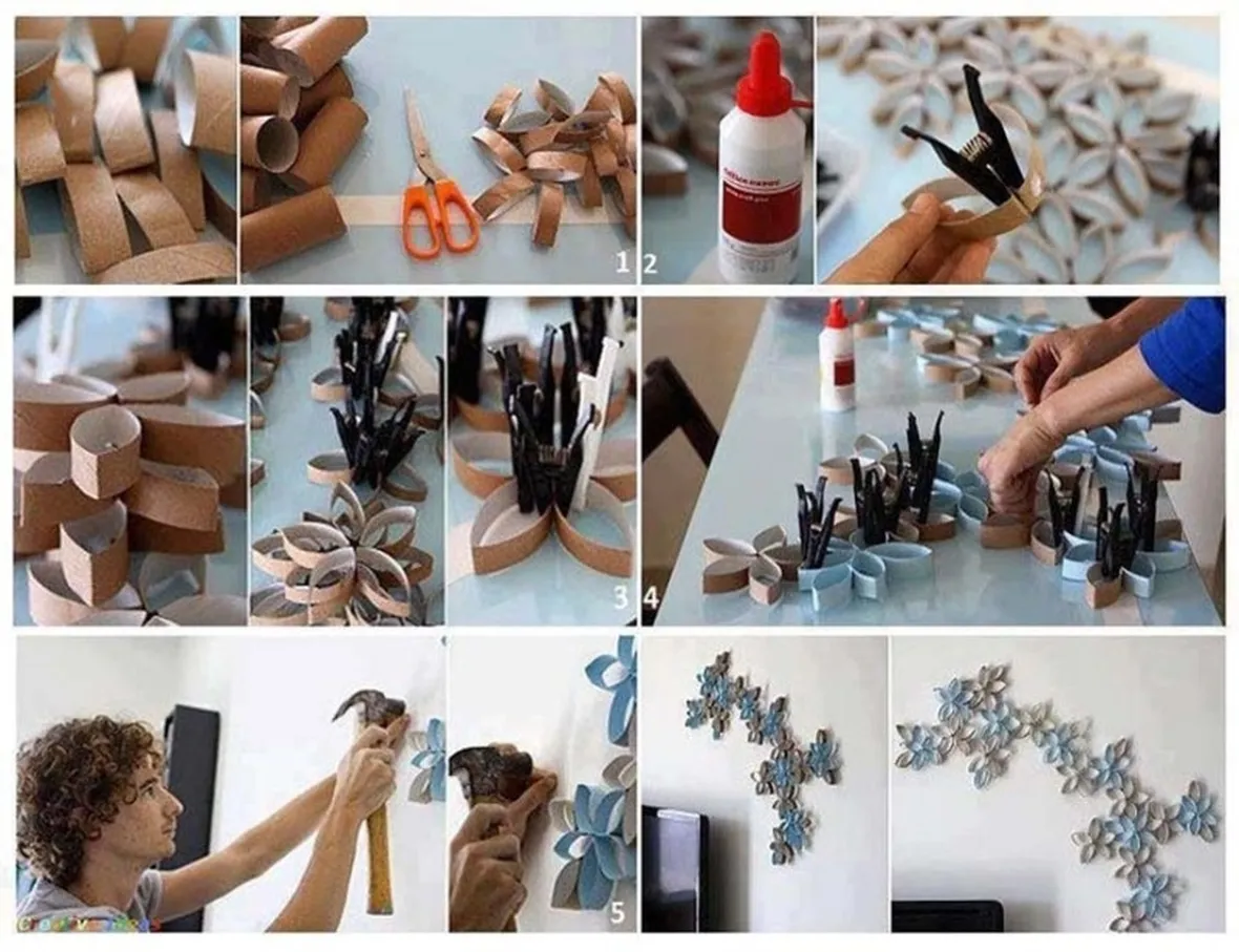 Decorazione creativa a muro