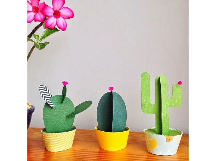 cactus papercraft
