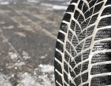 Gomme termiche con neve