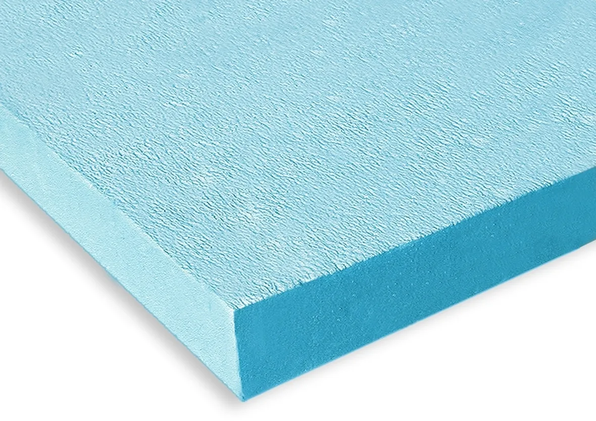 Polistirene espanso estruso di colore blu