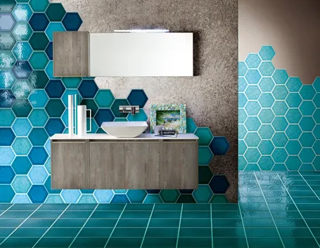 Ceramica Cerasarda per rivestimento del bagno