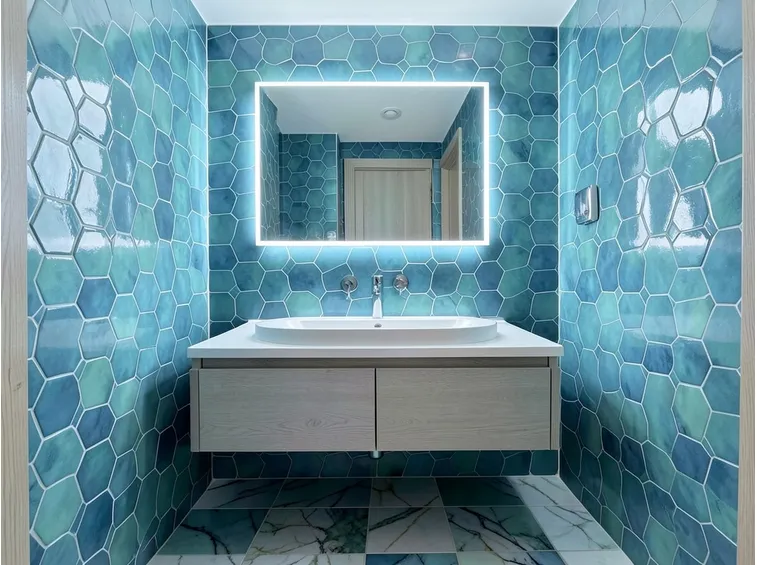 Ceramica Cerasarda per rivestimento del bagno