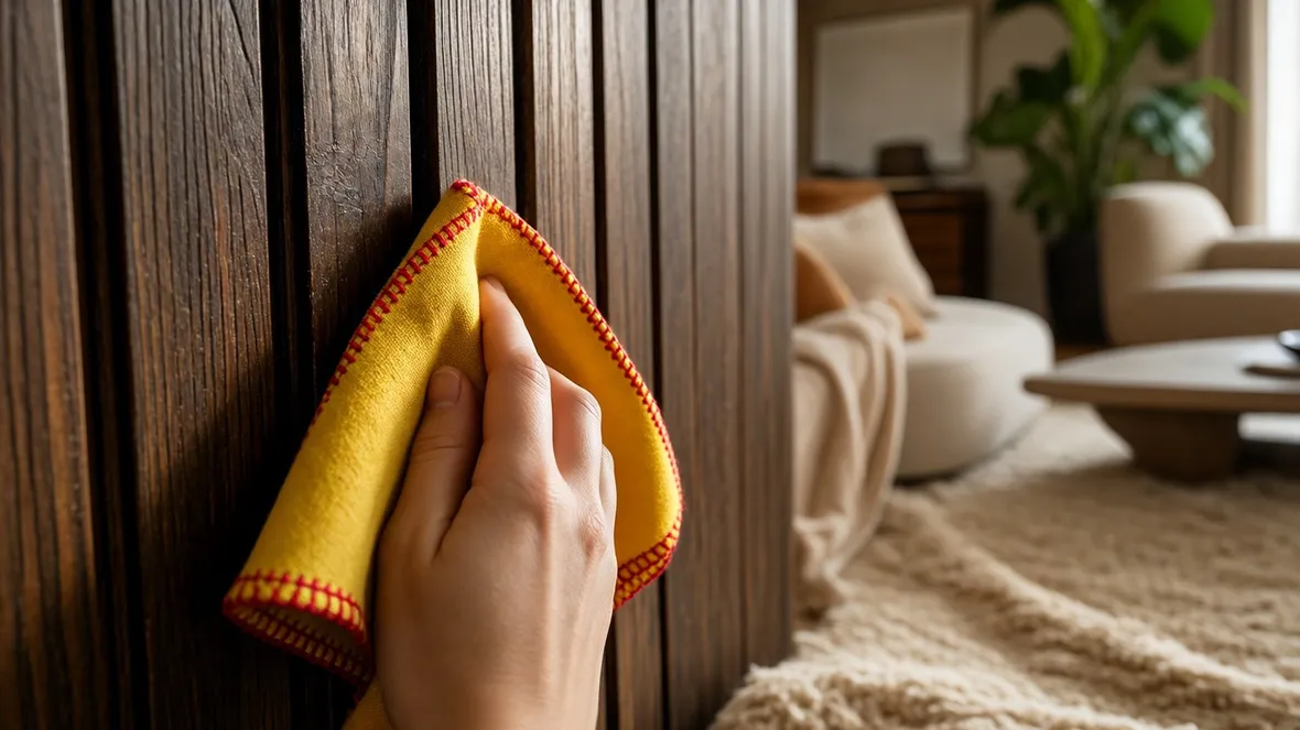 Una manutenzione ordinaria del legno