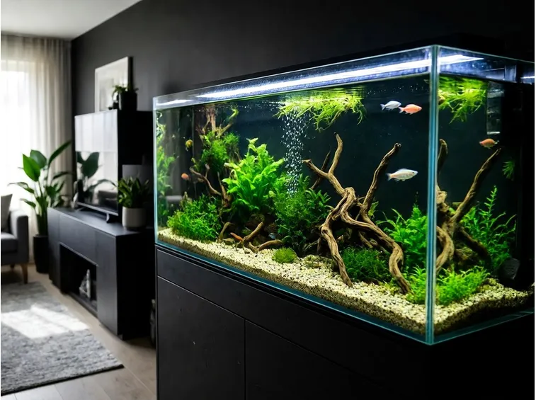 Acquario con pesci