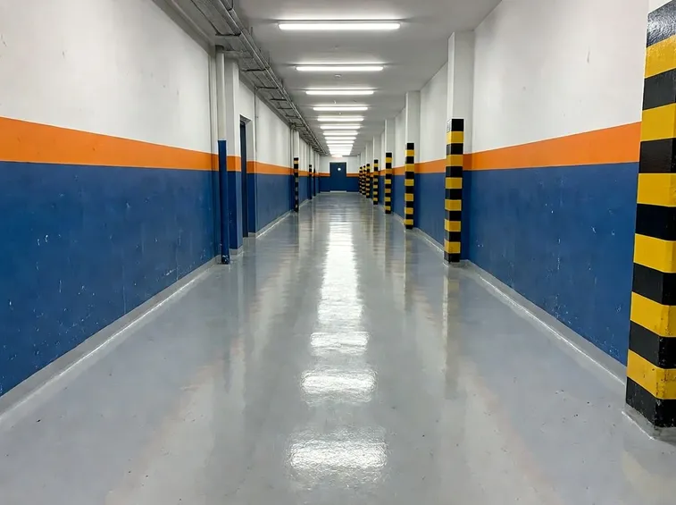 Pavimento in vernice poliuretanica