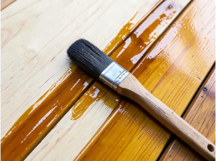 Esempio di verniciatura legno