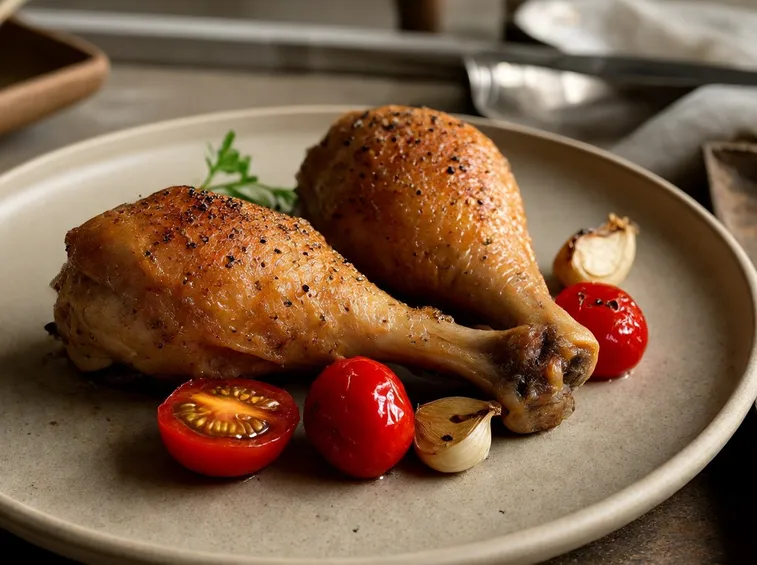 Pollo cotto al forno