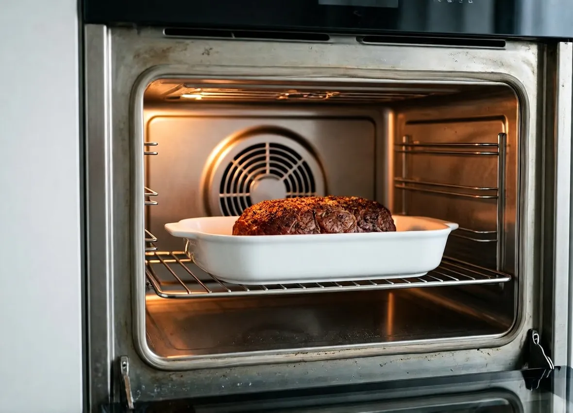 Interno di un forno elettrico ventilato