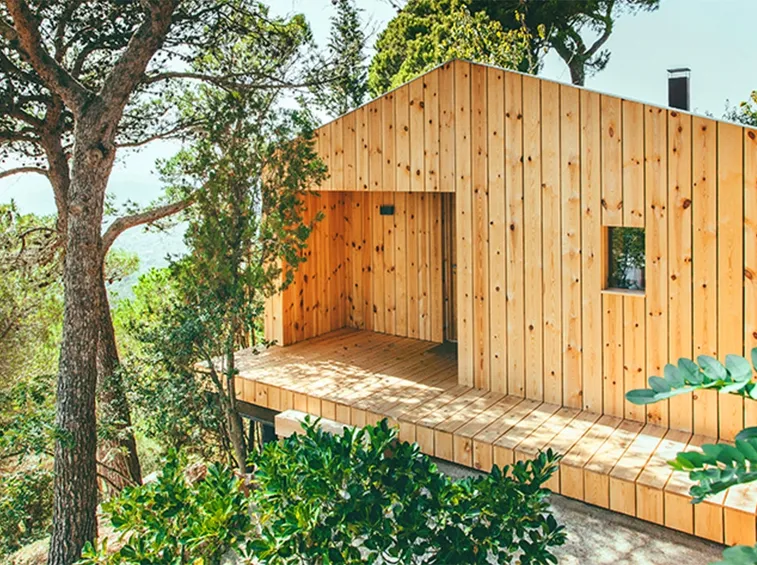 Casa fai da te realizzata con kit di montaggio