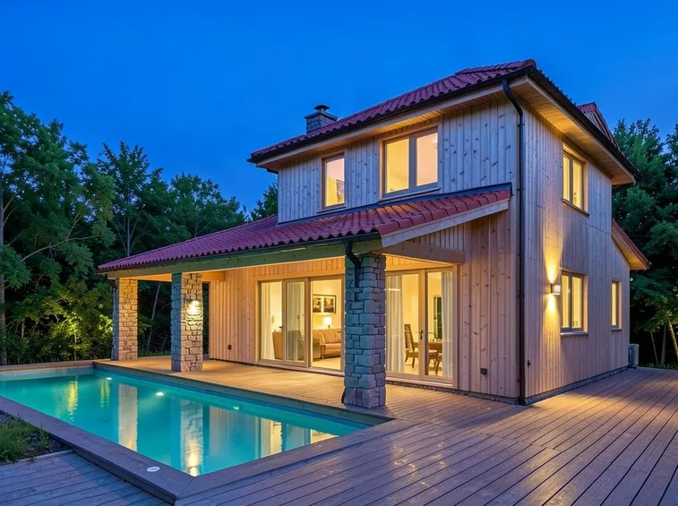 Casa prefabbricata in legno a prezzo fisso