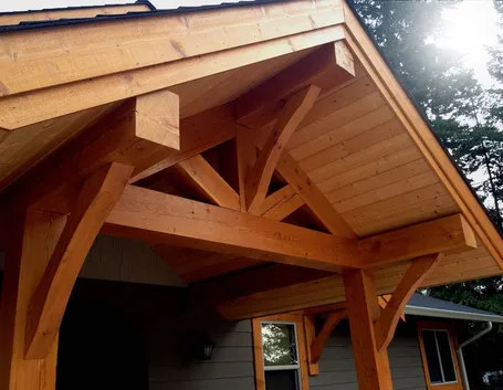 Casetta da giardino in legno lamellare