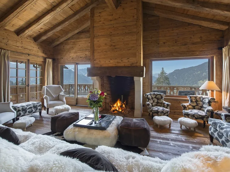 Interno chalet prefabbricato