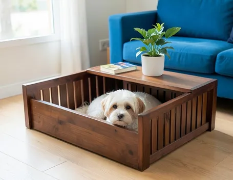 Cuccia per interno in legno