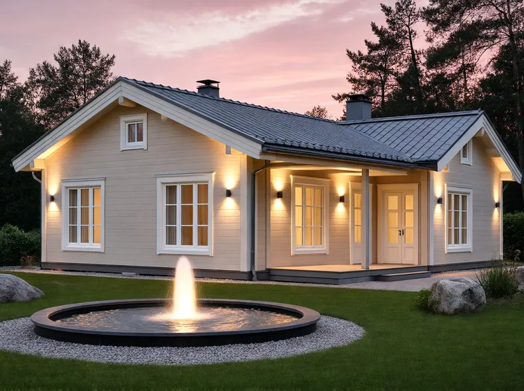 Villa prefabbricata in legno