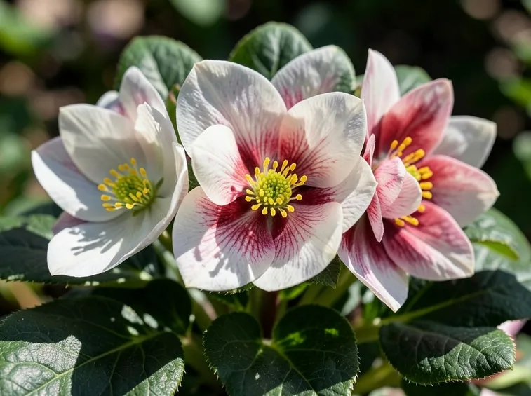 Fiori colorati helloborus