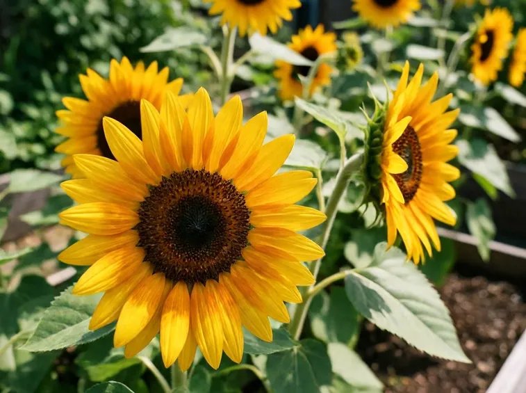 Campo di girasoli