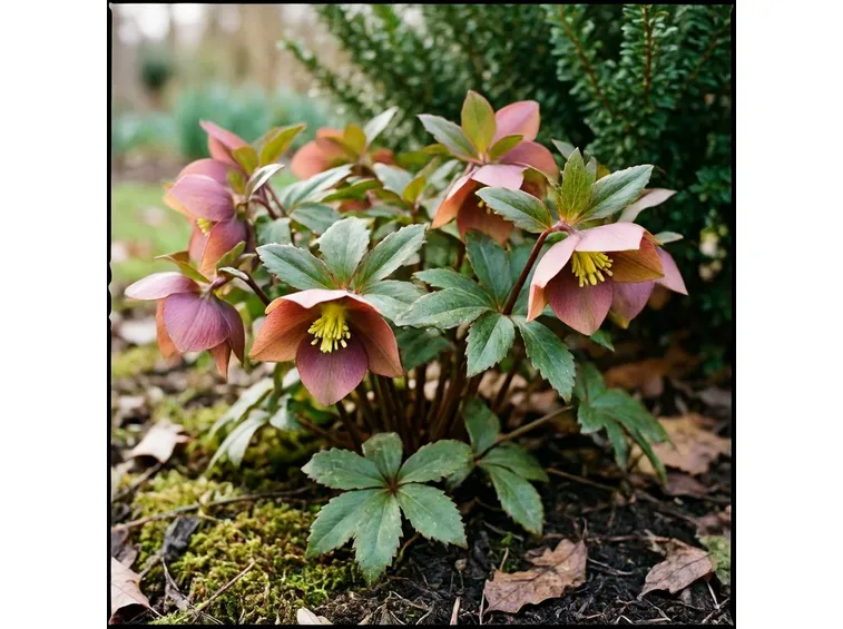 Esemplare di Helleborus fiorito