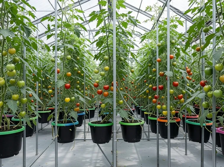 Coltivazione pomodori idroponica