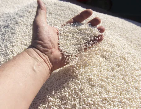 Esempio di concime in granuli