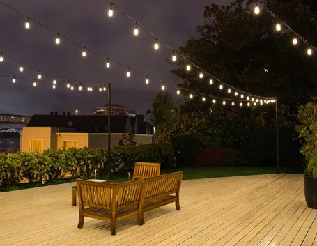Illuminazione esterna giardino