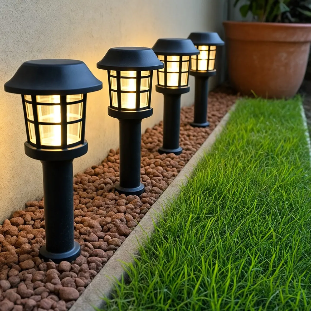 Lampade solari da giardino