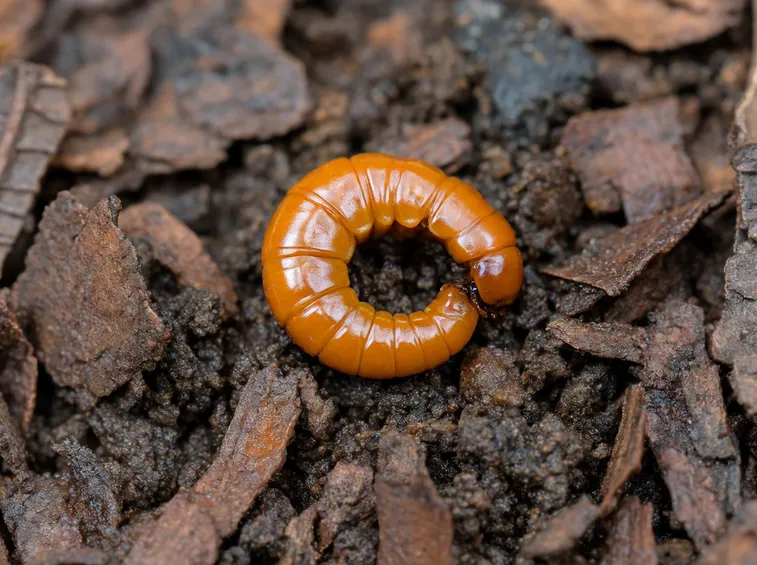Larva elateride