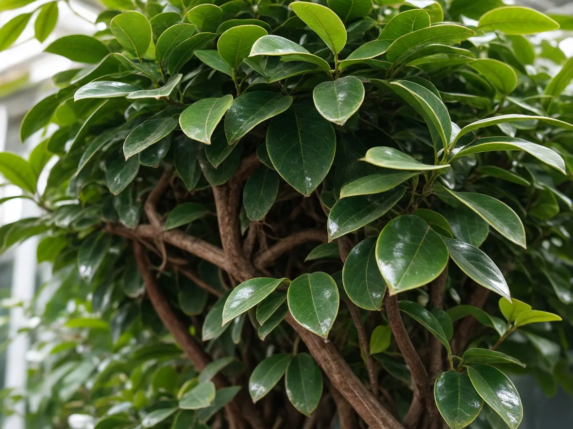 Ficus benjamin foglie ingiallite