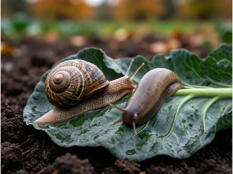 Perché lumache e chiocciole attaccano le semine con le piogge d'autunno