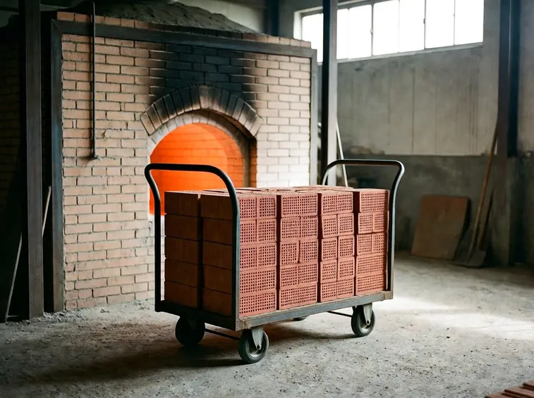 Forno per la cottura dei mattoni