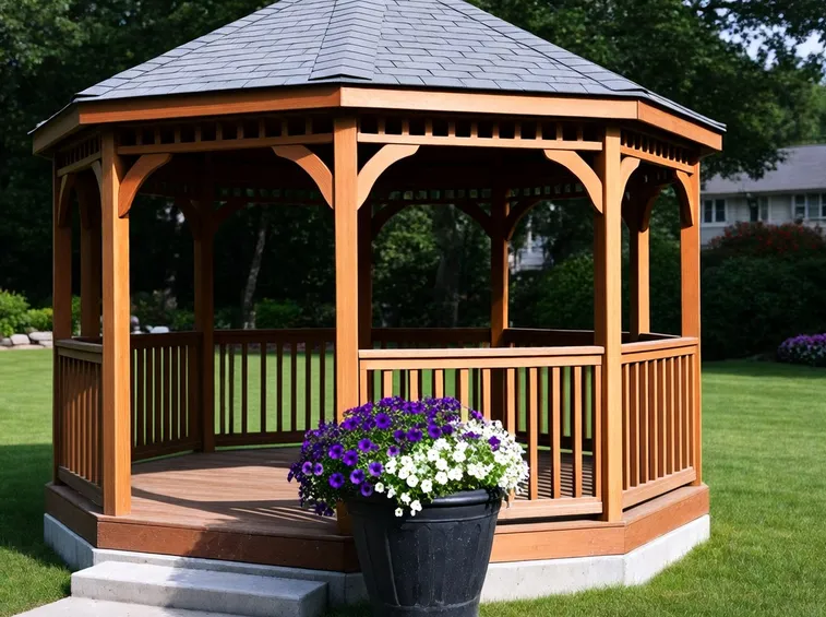 gazebo in legno