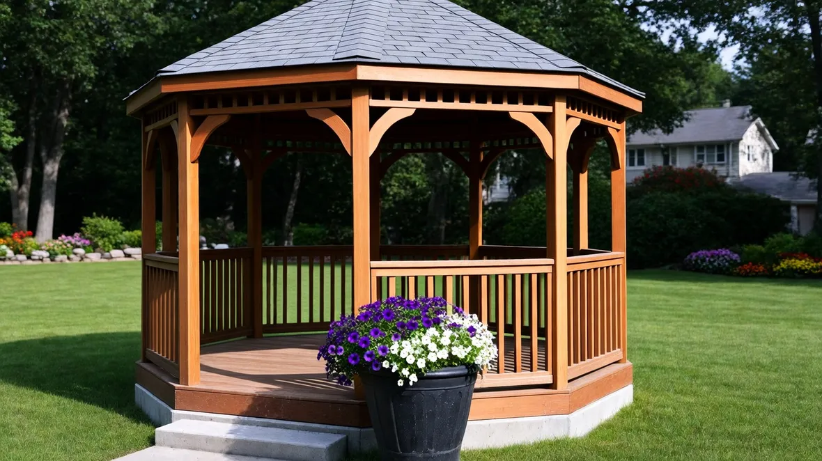 gazebo in legno