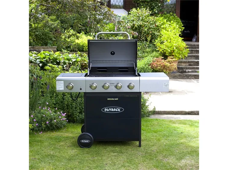 modello di barbecue a gas