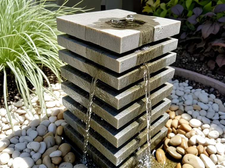 Piccola fontana moderna