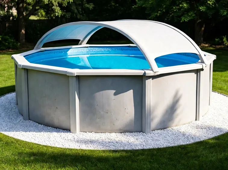 Esempio di piscina fuori terra