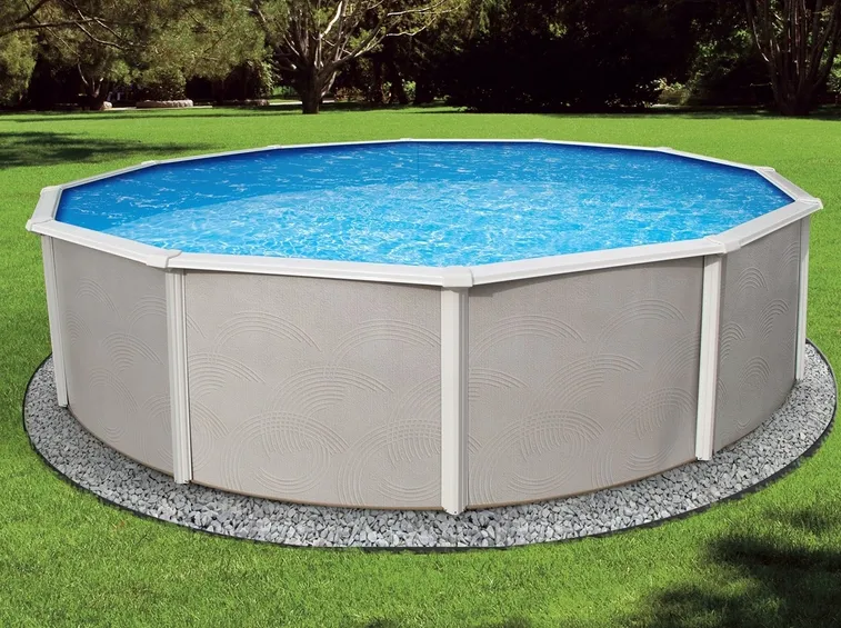 Piscina morbida fuori terra