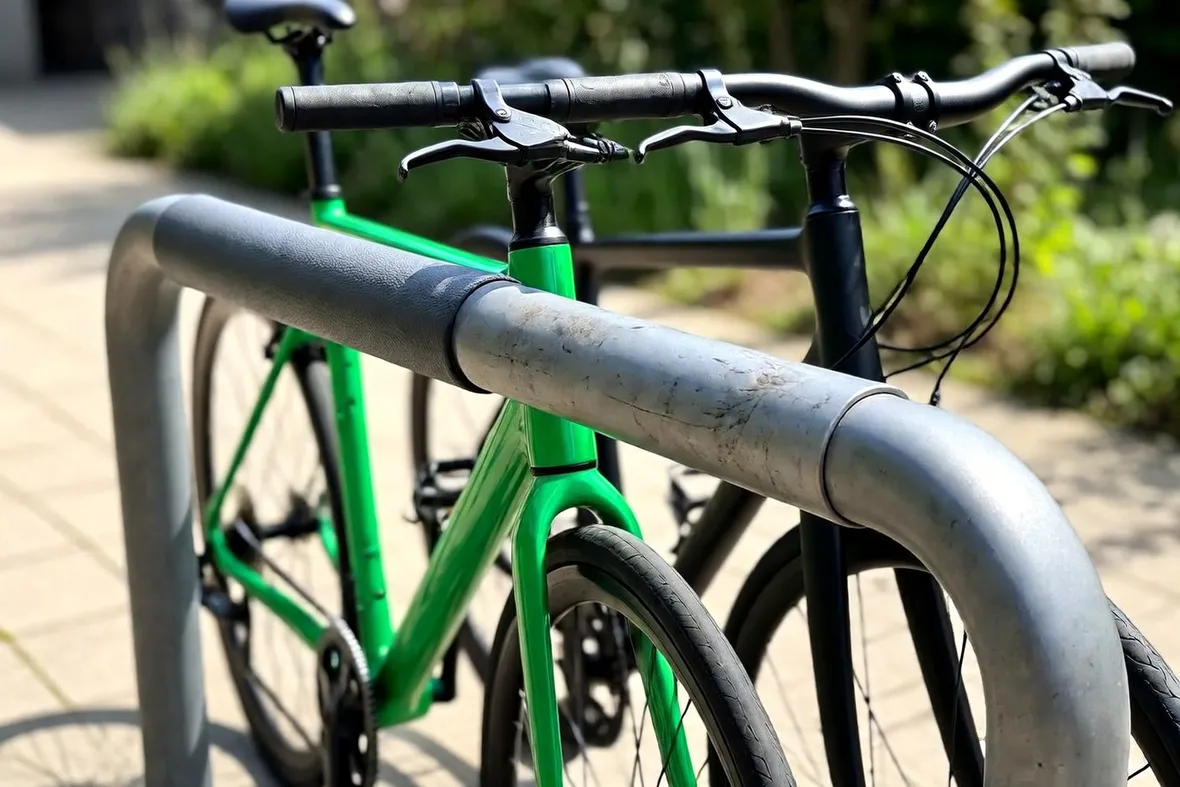 Esempio di rastrelliera per bici