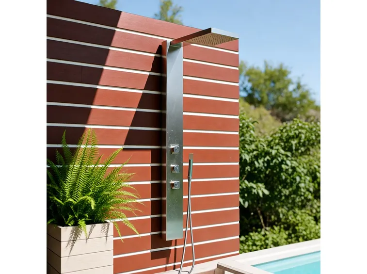 Doccia per piscina a terra