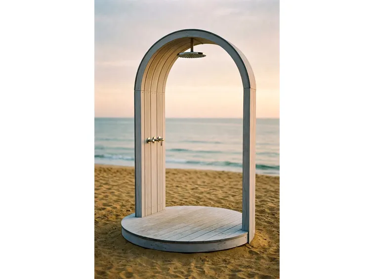 Doccia solare per piscina