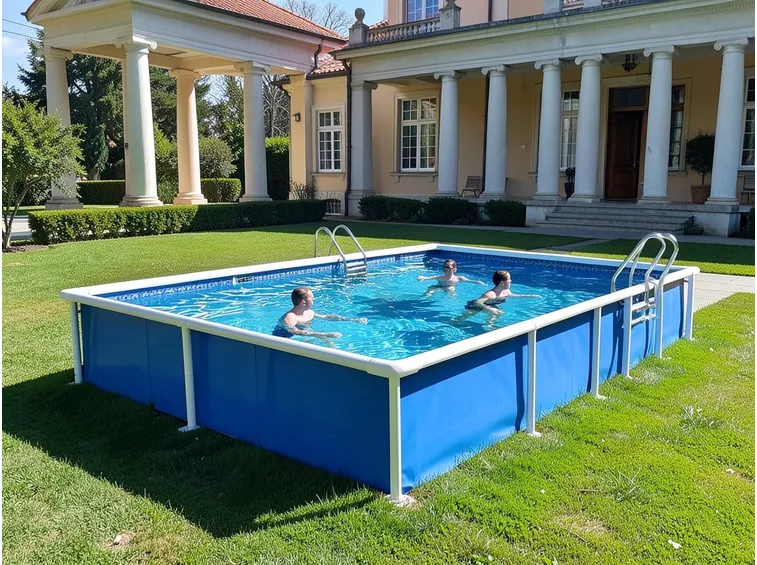 Piscina fuoriterra tubolare