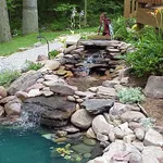 Giardino piccola cascata