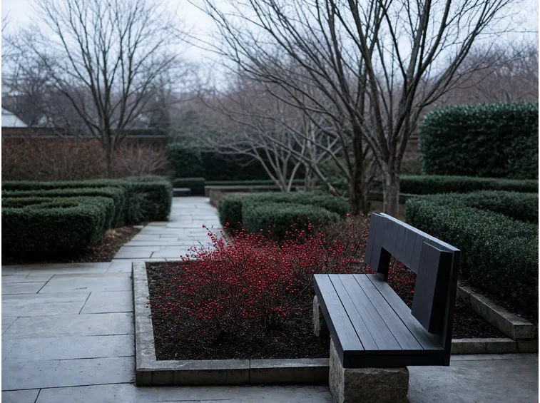 Partire in autunno: punti di vista e ossatura del giardino d'inverno