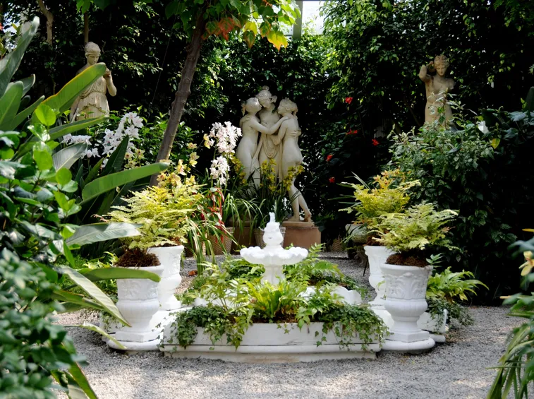 Esempio di giardino progettato all'italiana